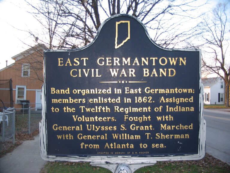 Historical Marker: East Germantown Civil War Band