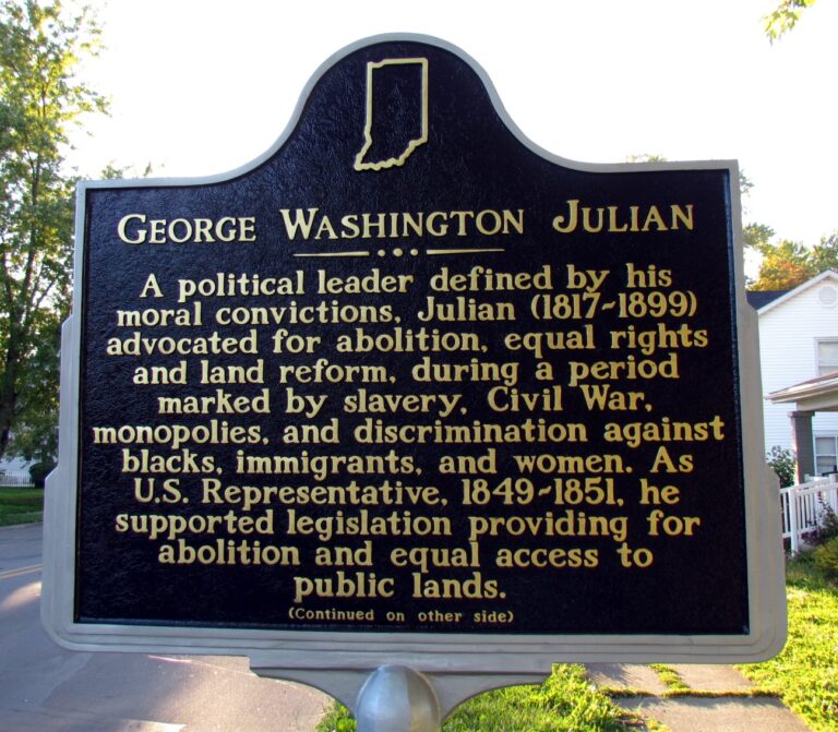 Historical Marker: George Washington Julian