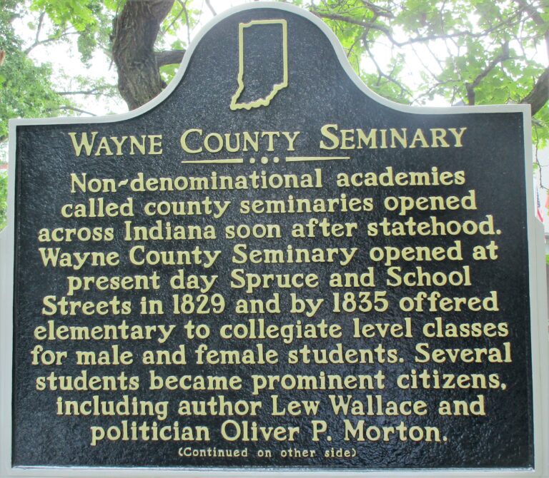 Historical Marker: Wayne County Seminary