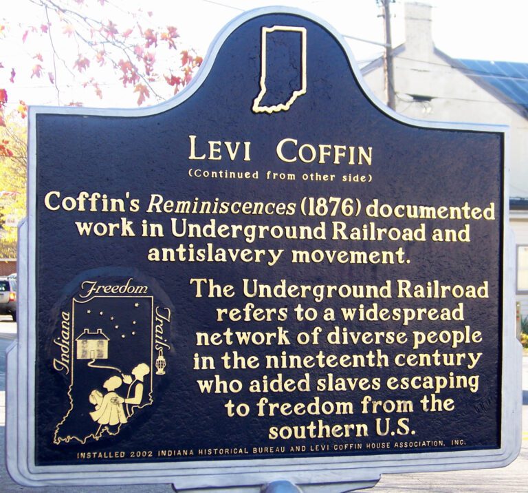 Historical Marker: Levi Coffin